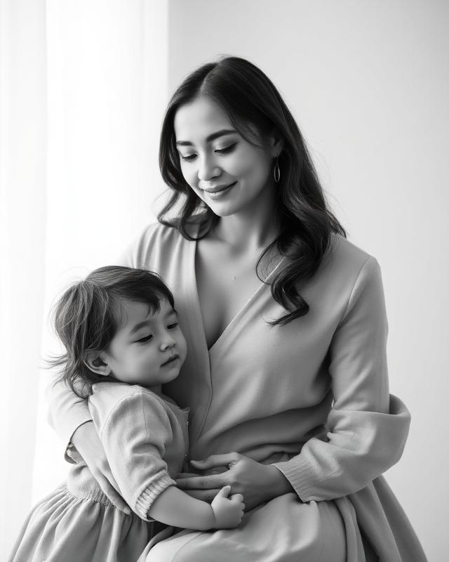 Merge photos of loved ones for family portrait